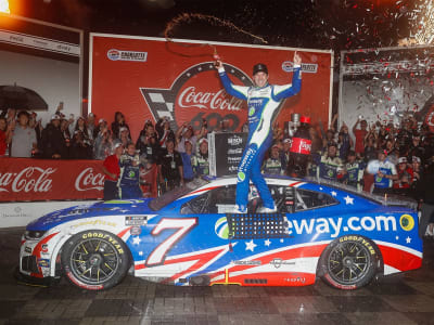 **Preorder** DANIEL SUAREZ 2026 FREEWAY INSURANCE PATRIOTIC COKE 600 RACED WIN 1:24 ARC DIECAST
