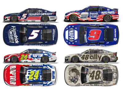 **Preorder** HENDRICK MOTORSPORTS 2026 PATRIOTIC 1:64 ARC FOUR CAR SET